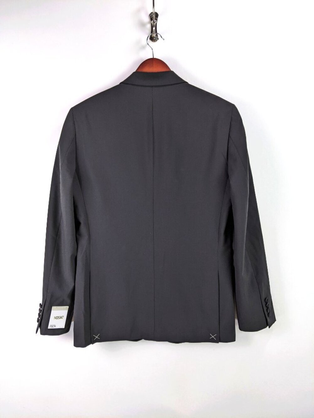 Nordstrom Rack Mens Suit Blazer Jacket with Cummerbund Size 40R in Black - Picture 3 of 11